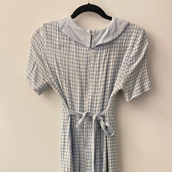 Vintage 90’s Gingham Dress with Rosettes S/XS - Picture 3 of 4